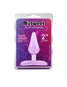 Plug Anal Gun Drops Púrpura 6,6 x 2,4cm 2
