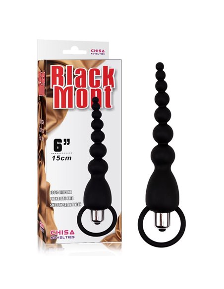 Cadena Anal Elite Power 19.5 cm Silicona Negro