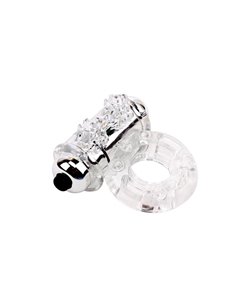 Anillo Vibrador para el Pene  Bull Ring Transparente 2