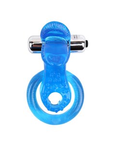 Anillo Vibrador para el Pene The Tongue Azul