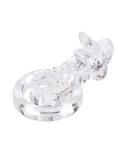 Anillo Vibrador para el Pene The Tongue Transparente 2