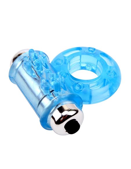 Anillo Vibrador para el Pene Bull Ring Azul