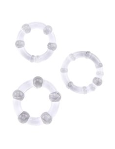 Anillos para el Pene Beaded Transparente