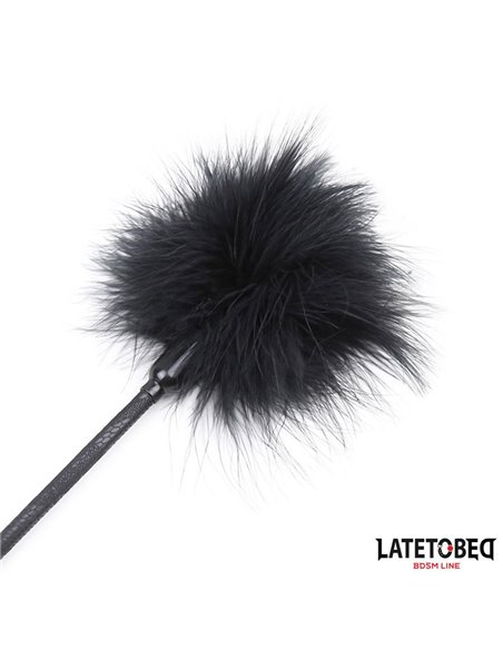 Plumero con Fusta Encaje y Lazo Negro