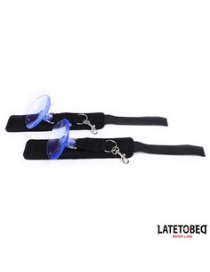 Esposas Muñecas Velcro con Ventosa Ajustable 2