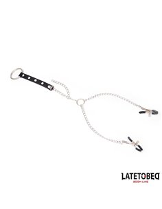 Pinzas Pezones con Anillo para Pene Talla Única