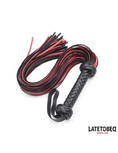 Flogger  65cm Negro y Rojo