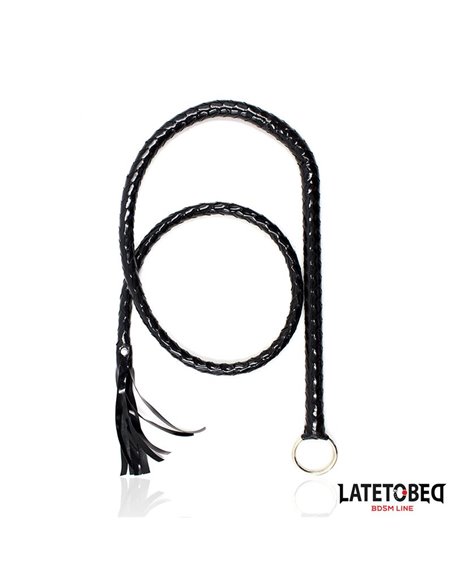 Látigo Negro Brillante 138cm