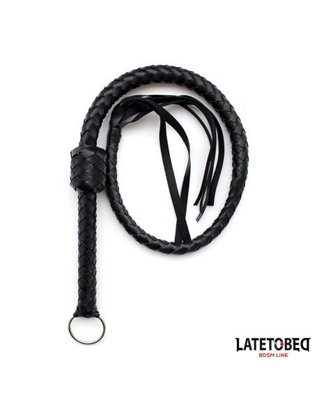 Látigo Trenzado Negro 116cm