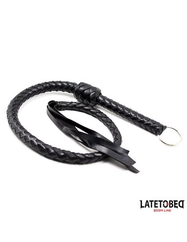 Látigo Trenzado Negro 116cm