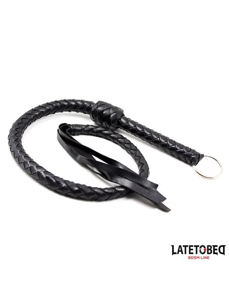 Látigo Trenzado Negro 116cm