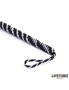 Plumero con Lazo Gris y Negro 25cm 2