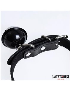 Collar con Cascabel Ajustable Negro 2