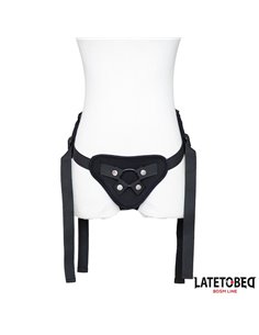 Arnés Strap On Encaje con Anillo Silicona Ajustable