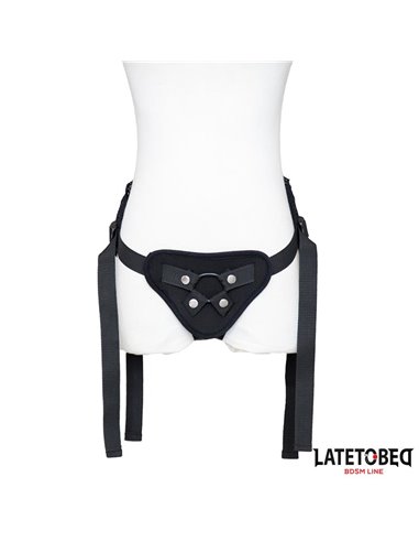 Arnés Strap On Encaje con Anillo Silicona Ajustable