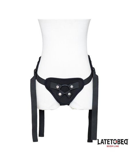 Arnés Strap On Encaje con Anillo Silicona Ajustable