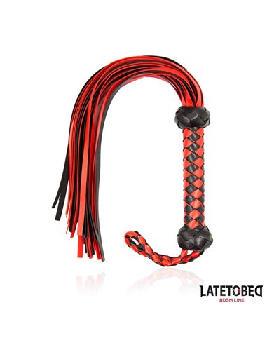 Flogger Rojo y Negro  50cm
