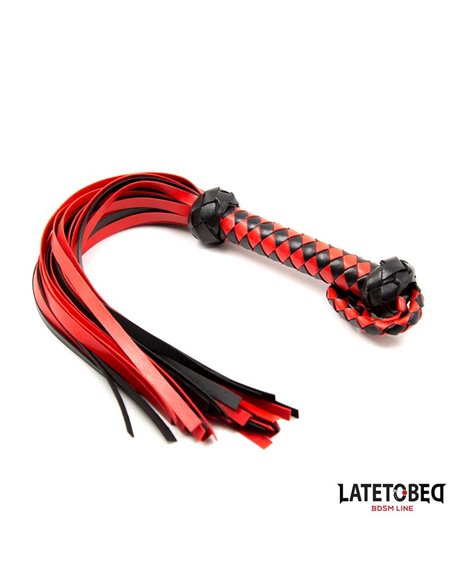 Flogger Rojo y Negro  50cm