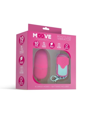 Huevo Vibrador con Control Remoto Tamaño Mediano Rosa