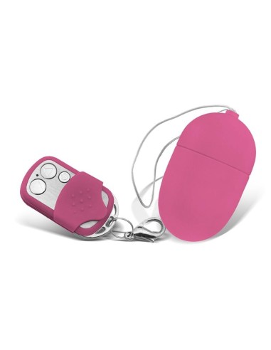 Huevo Vibrador con Control Remoto Tamaño Mediano Rosa