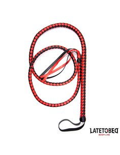 Látigo Largo Rojo y Negro 210cm