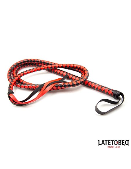 Látigo Largo Rojo y Negro 210cm