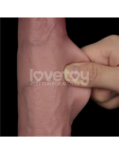 Sliding PRO II Dildo Piel Deslizante-Retractil Dual-layer 9