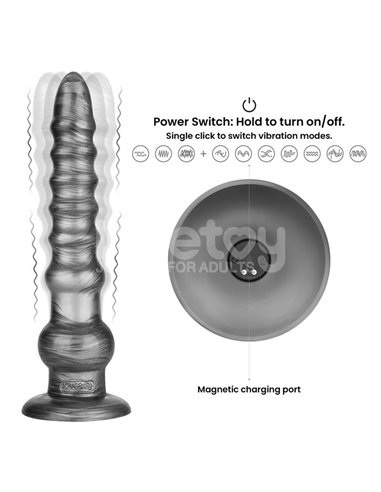 Vibrax Slider Dildo Anal con Vibración King Sized 12.5
