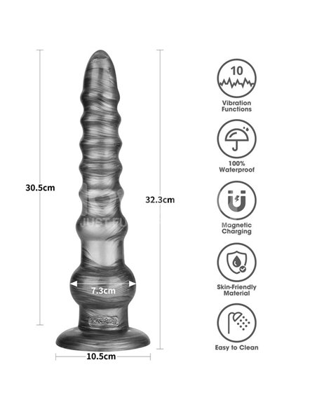 Vibrax Slider Dildo Anal con Vibración King Sized 12.5
