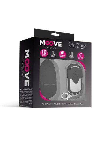 Huevo Vibrador con Control Remoto Tamaño Mediano Negro