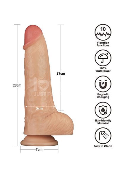 Power Basics Dildo con Vibración 9