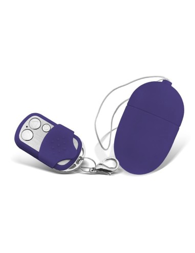 Huevo Vibrador con Contol Remoto Tamaño Mediano Púrpura