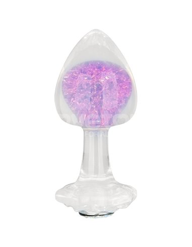 Gemoria Plug Anal de Silicona con Esfera de Cristal