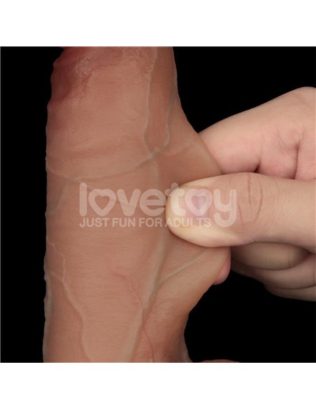Sliding Pro Dildo Piel Deslizante-Retractil Dual Layer 8.5