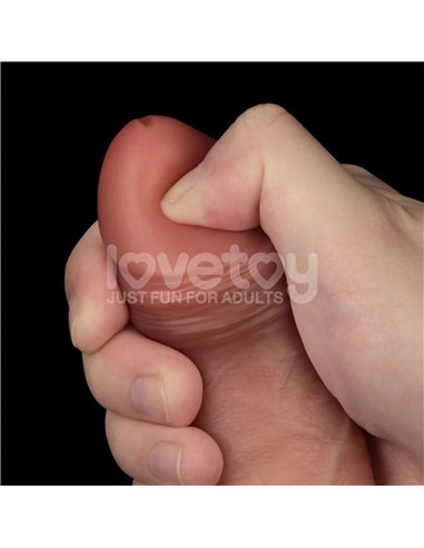 Sliding Pro Dildo Piel Deslizante-Retractil Dual Layer 8.5