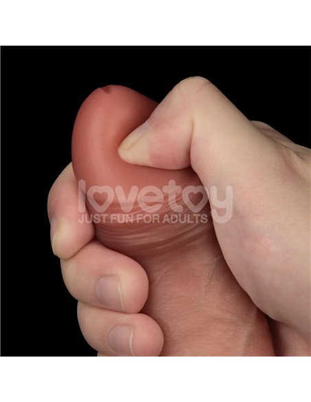 Sliding Pro Dildo Piel Deslizante-Retractil Dual Layer 8.5