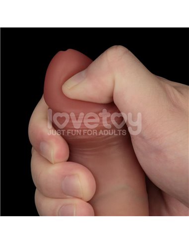 Sliding Pro Dildo Piel Deslizante-Retráctil Dual Layer 7.5