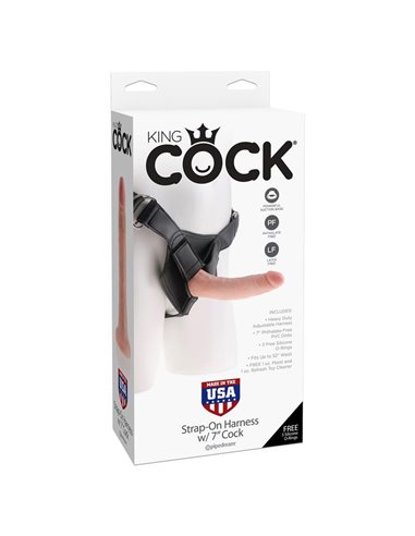 Arnés Ajustable con Dildo 7 Color Natural