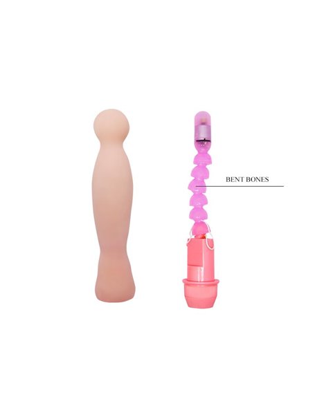 Dildo VIbrador Color Natural 22 cm