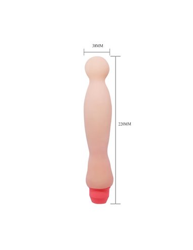 Dildo VIbrador Color Natural 22 cm