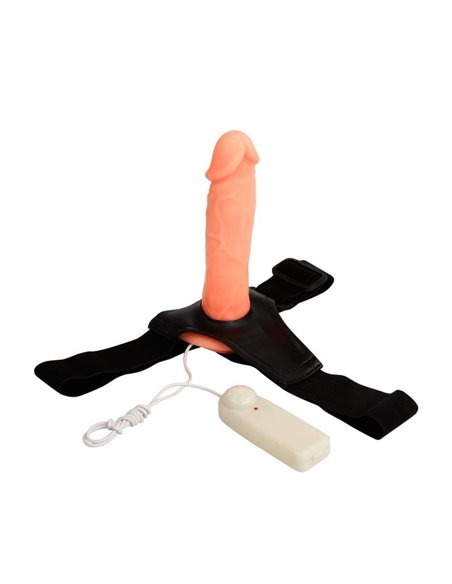 Arnés con Dildo Hueco Jessica 18 cm