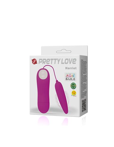 Pretty Love Huevo Vibrador Harriet Color Púrp CL70