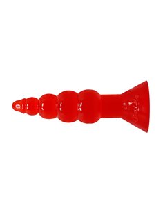 Baile Plug Anal Forma Bulbosa Color Naranja 2