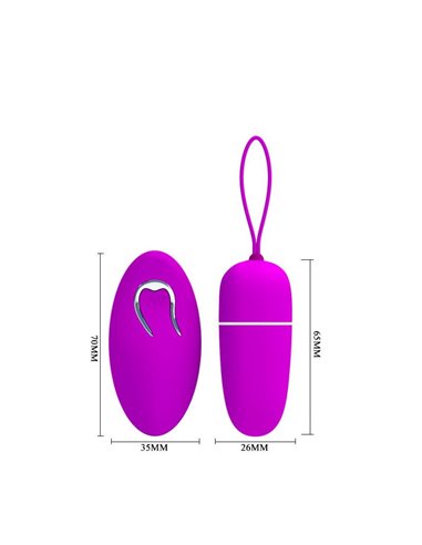 Pretty Love Huevo Vibrador Bradley Color Púrpura