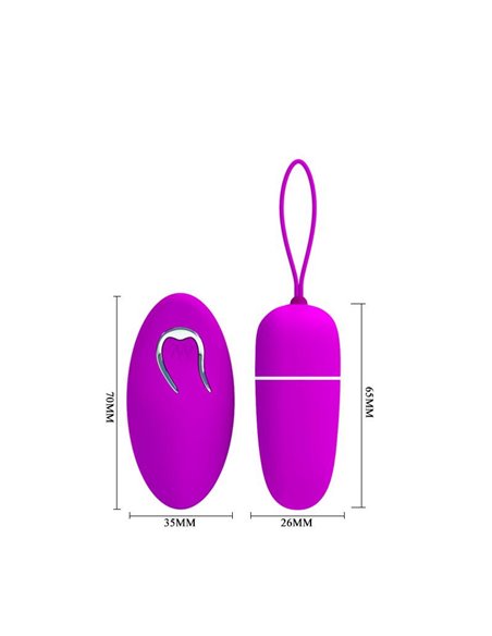 Pretty Love Huevo Vibrador Bradley Color Púrpura