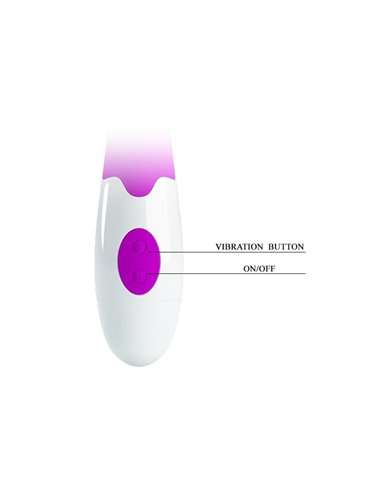 Pretty Love Vibrador Newman Color Púrpura