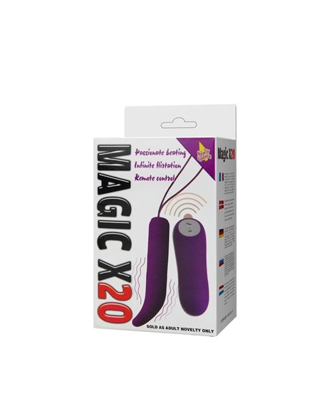 Bala Vibradora Magic x20 Púrpura