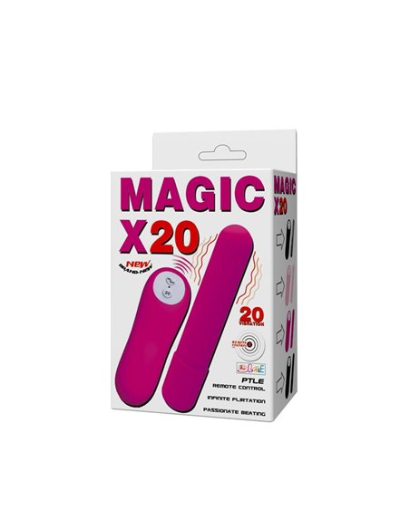 Bala Vibradora Magic x20 Púrpura