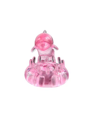 Anillo Vibrador Love Dolphig Ring Rosa