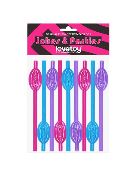 Pajita de Vagina Pack de 9